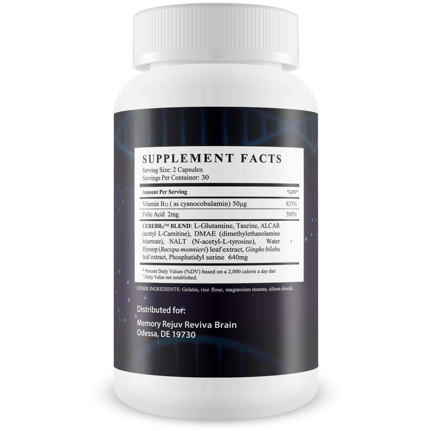 Reviva Brain Memory Rejuv | Advanced Cognitive Support for Focus, Memory & Clarity