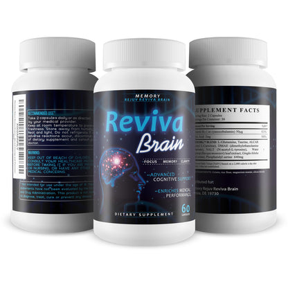Reviva Brain Memory Rejuv | Advanced Cognitive Support for Focus, Memory & Clarity