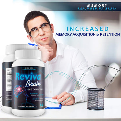 Reviva Brain Memory Rejuv | Advanced Cognitive Support for Focus, Memory & Clarity