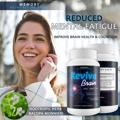 Reviva Brain Memory Rejuv | Advanced Cognitive Support for Focus, Memory & Clarity