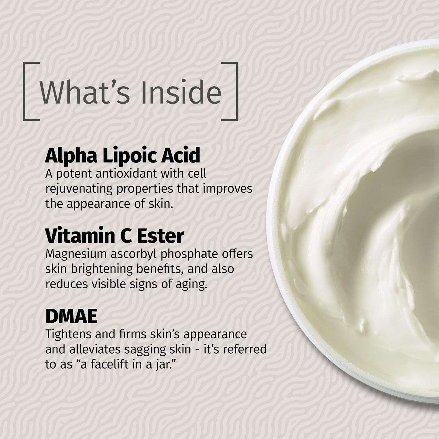 Reviva Labs Alpha Lipoic Acid Vitamin C Ester DMAE Cream 2 oz