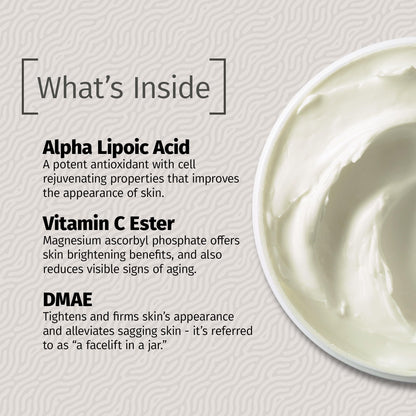 Reviva Labs Alpha Lipoic Acid Vitamin C Ester DMAE Cream 2 oz