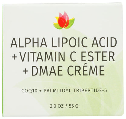 REVIVA LABS Alpha Lipoic Acid Vitamin C Ester DMAE Creme - 2 oz