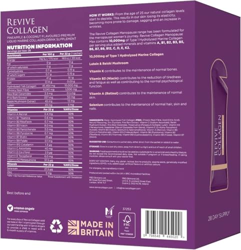 Revive Collagen Menopause Drink (28 Days) – Menopause Max