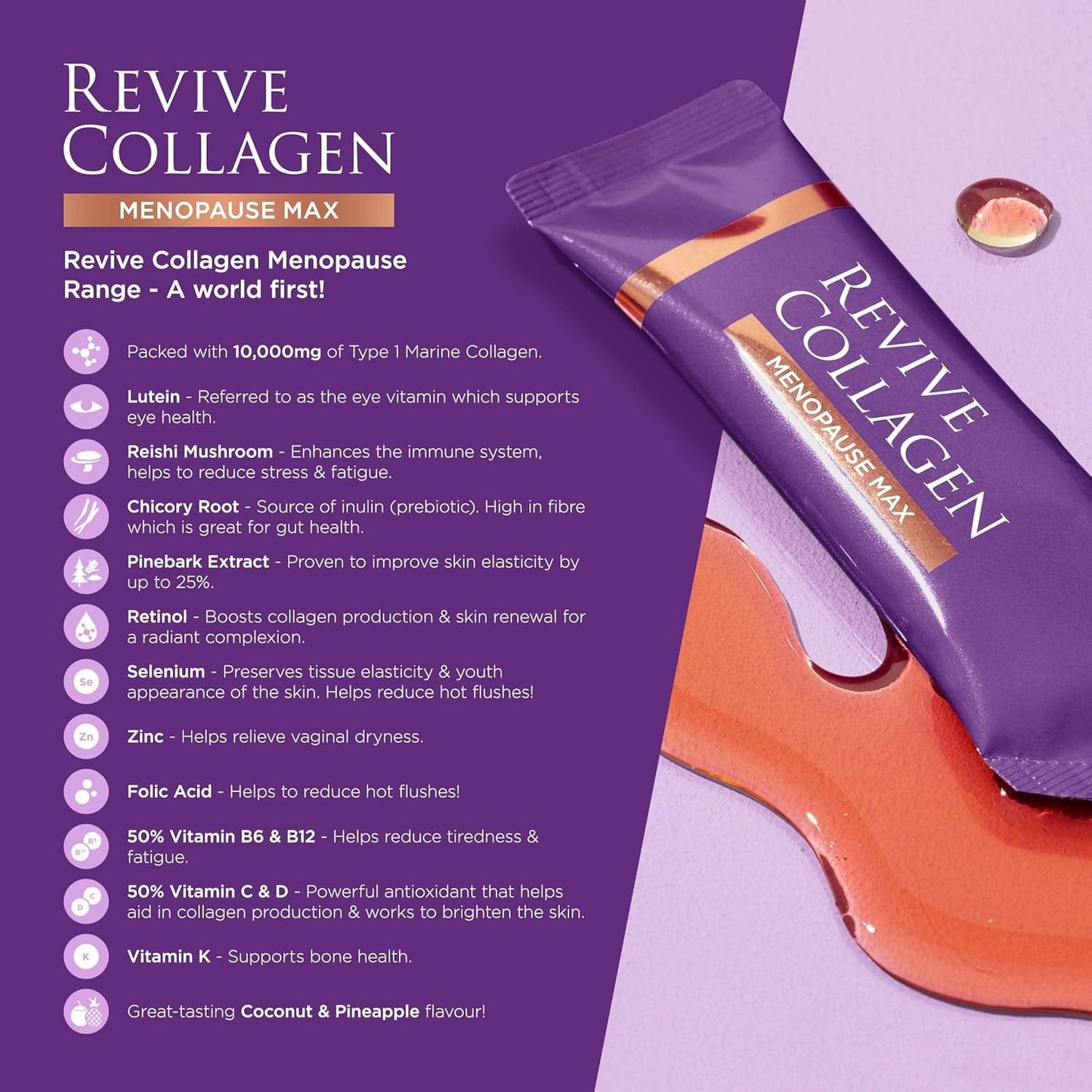 Revive Collagen Menopause Drink (28 Days) – Menopause Max
