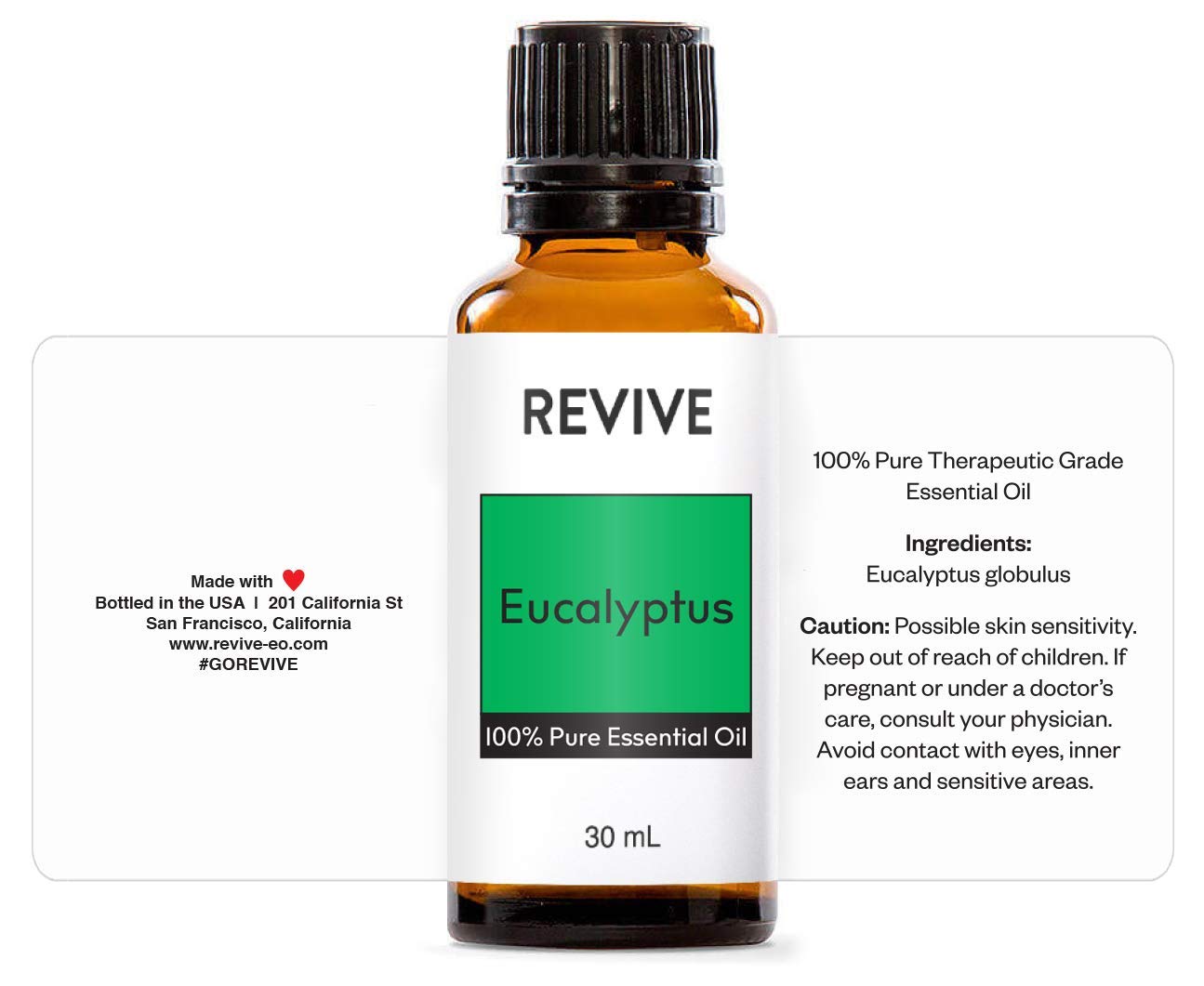 Eucalyptus Essential Oil 30mL by Revive Essential Oils – 100% Pure Therapeutic Grade