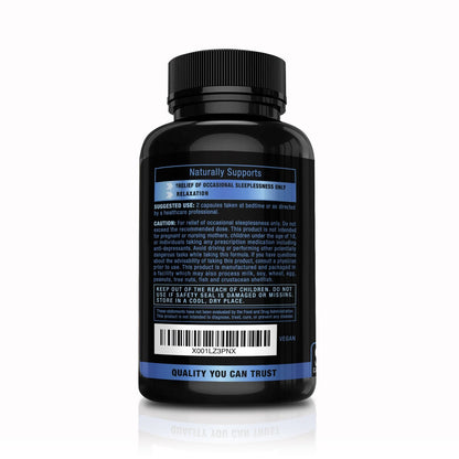 Revive Herbs Melatonin GABA L-Theanine – 60 Veggie Capsules (2-Pack)