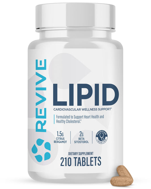 Revive MD Lipid Support Formula – Healthy Cholesterol, Endothelial & Triglyceride Support (30 Servings) BritishVita | Premium UK Vitamins & Wellness Supplements