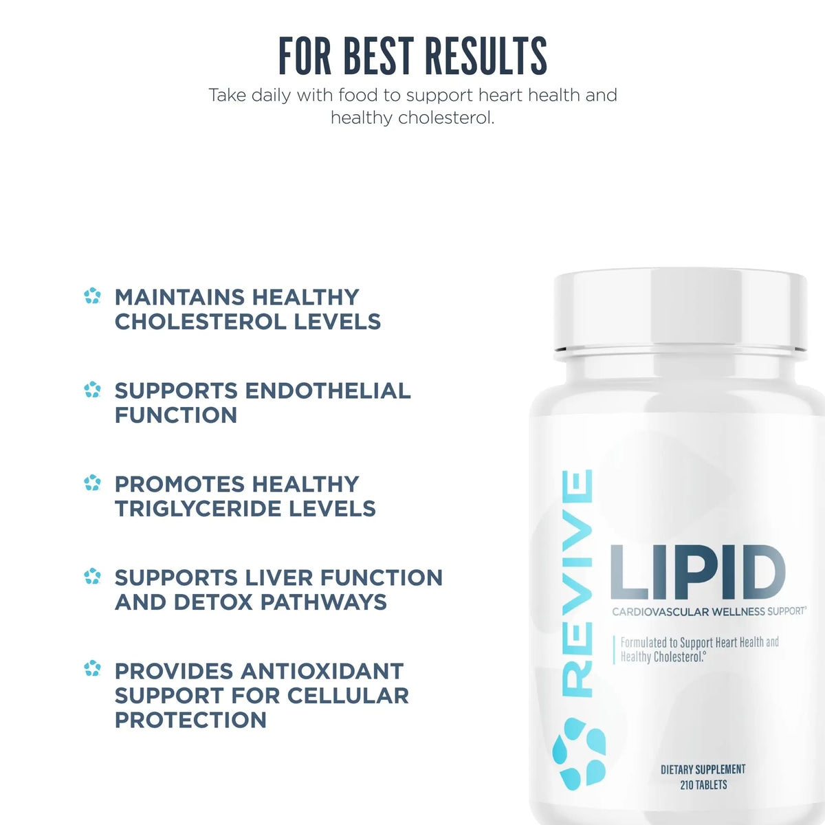 Revive MD Lipid Support Formula – Healthy Cholesterol, Endothelial & Triglyceride Support (30 Servings) BritishVita | Premium UK Vitamins & Wellness Supplements