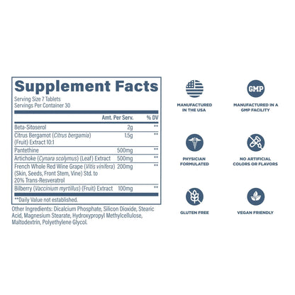 Revive MD Lipid Support Formula – Healthy Cholesterol, Endothelial & Triglyceride Support (30 Servings) BritishVita | Premium UK Vitamins & Wellness Supplements