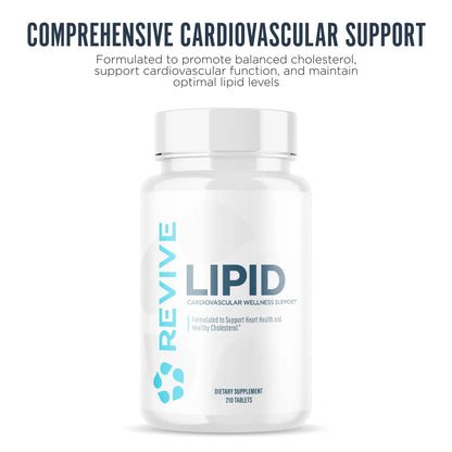 Revive MD Lipid Support Formula – Healthy Cholesterol, Endothelial & Triglyceride Support (30 Servings) BritishVita | Premium UK Vitamins & Wellness Supplements