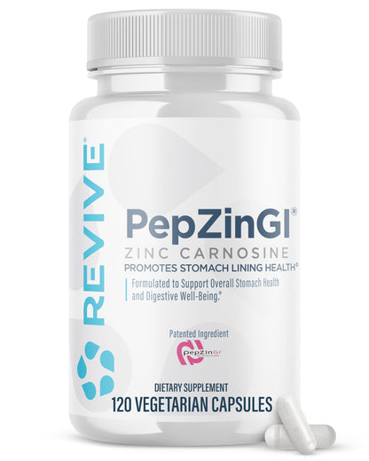 Revive MD Zinc Carnosine Supplement – Gut Health & Immune Support (120 Capsules)