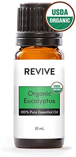 USDA Organic Eucalyptus Radiata Essential Oil – Revive (100% Pure Therapeutic Grade) for Diffusers, Massage & Aromatherapy