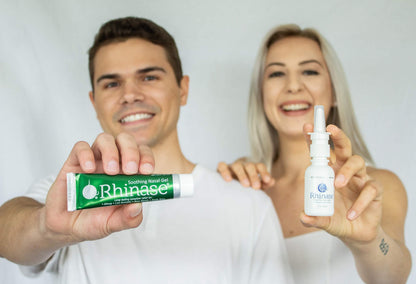 Rhinase Allergy Relief Nasal Gel – Dual Salt, Steroid-Free Moisturizing Gel (1 oz)
