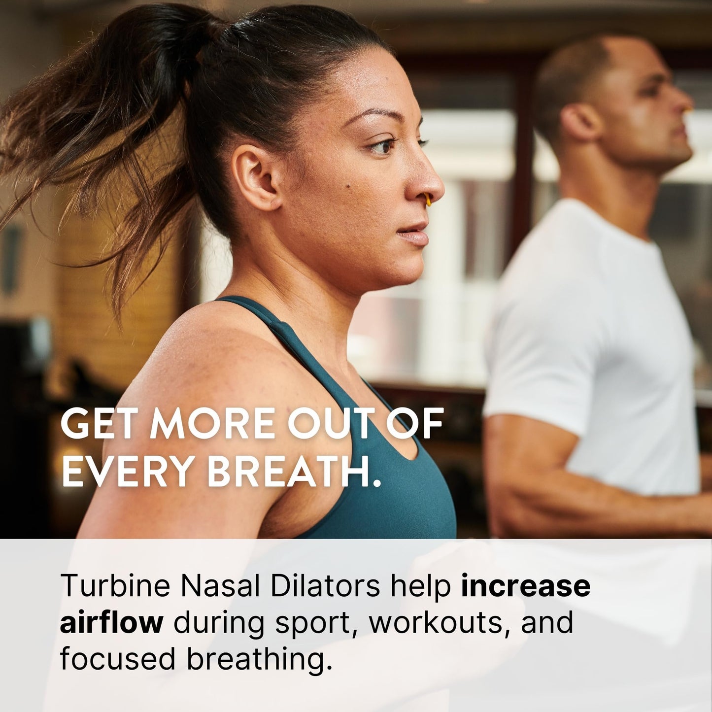 Rhinomed Turbine Nasal Dilator for Athletic Breathing - Large 3pk | Lightweight, Drug-Free Nasal Stent