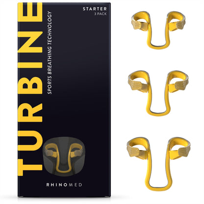 Rhinomed Turbine Nasal Dilator for Athletic Breathing – Trial 3pk