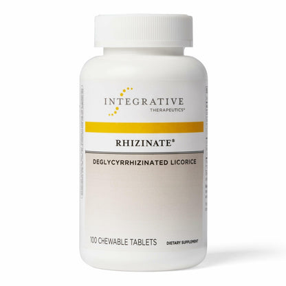 Rhizinate Digestive Support Chewables by Integrative Therapeutics | Vegan, Gluten-Free & Dairy-Free (100 Tabs, 33 Servings)