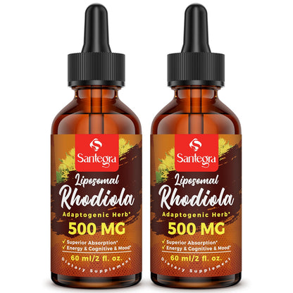 57,000 MG Liposomal Rhodiola Rosea with Ashwagandha – Liquid 120 ml | High Absorption, Vegan & Sugar/Gluten-Free