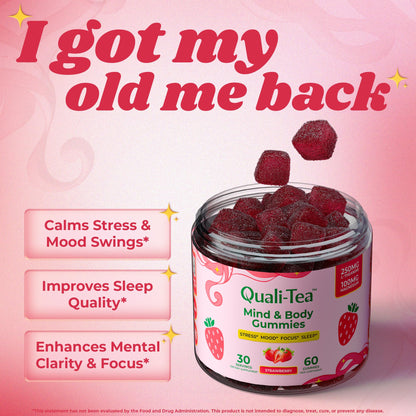 Stress Relief Supplements for Women & Kids — L-Theanine GABA, Rhodiola & Magnesium Gummies