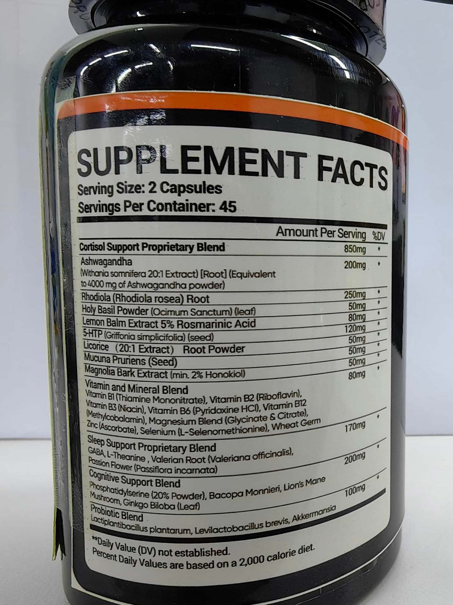 Cortisol Supplement for Women – 25-in-1 Reducer | 90 Capsules