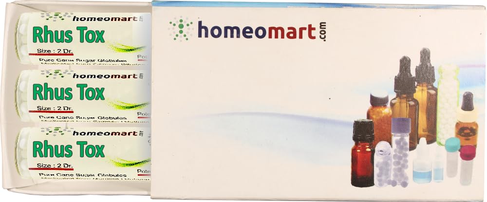 Rhus Toxicodendron Homeopathy Pellets 200C (Pack of 3) - HomeoMart
