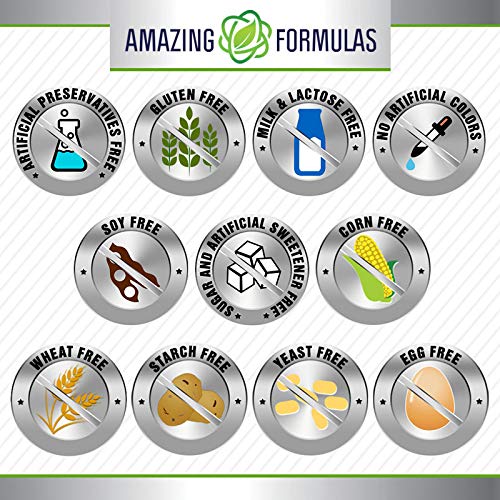 Amazing Formulas Riboflavin 400mg – 120 Capsules | Non-GMO, Gluten Free, Made in USA