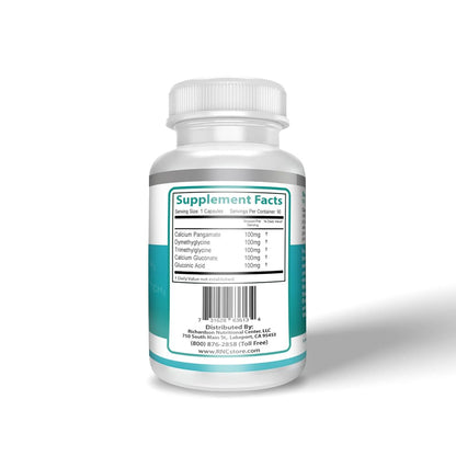 Richardson Nutritional Center B15 Complete Extra Strength – Pangamic Acid (DMG, TMG) 500mg, 90 VCaps