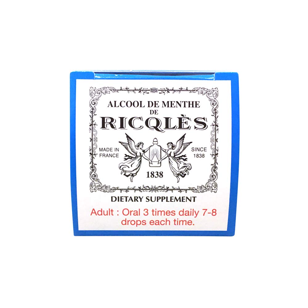 Ricqles Peppermint Oil Dietary Supplement — Digestive Support (3 Bottles, 1.69 fl oz each)
