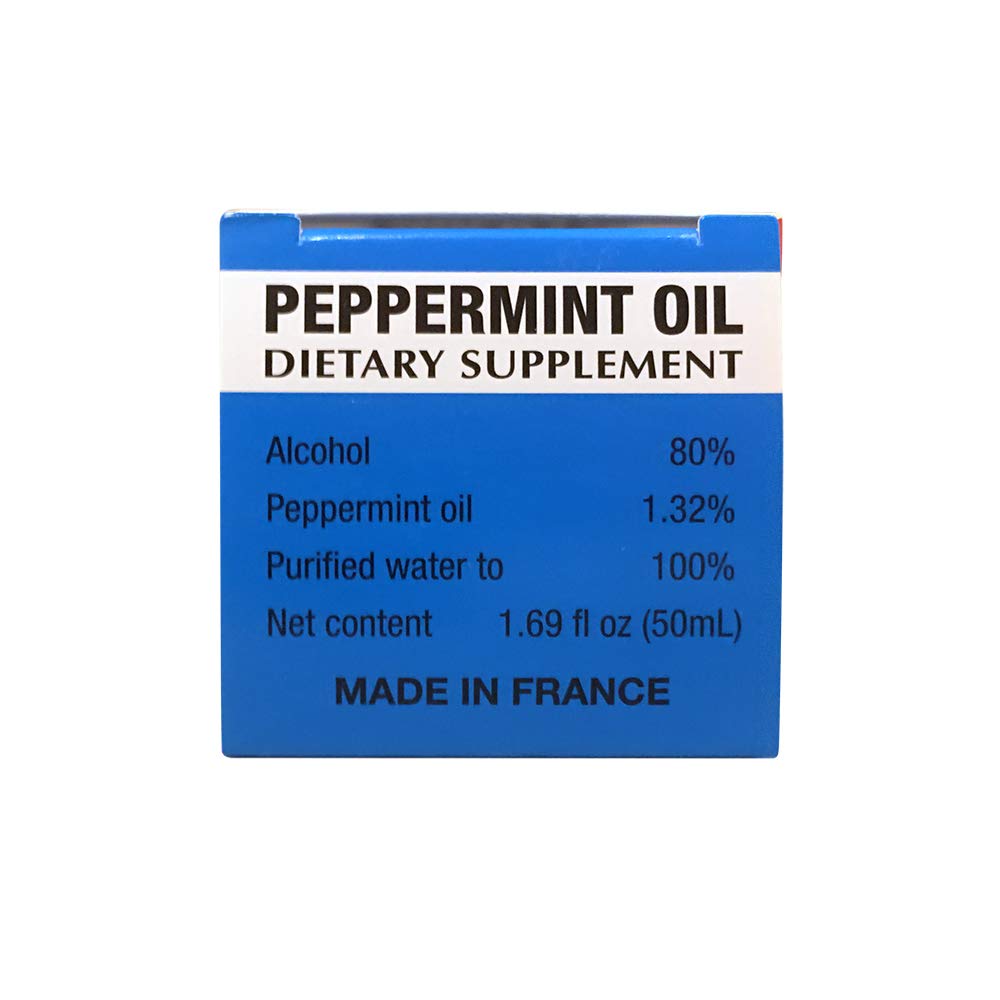 Ricqles Peppermint Oil Dietary Supplement — Digestive Support (3 Bottles, 1.69 fl oz each)