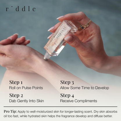 Riddle Original Roll-On Pheromone Perfume Made in USA | Cruelty-Free