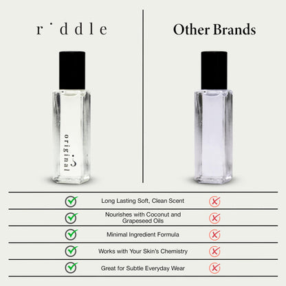 Riddle Original Roll-On Pheromone Perfume Made in USA | Cruelty-Free