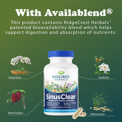 RidgeCrest SinusClear – Complete Sinus & Nasal Health (60 Veg Caps)