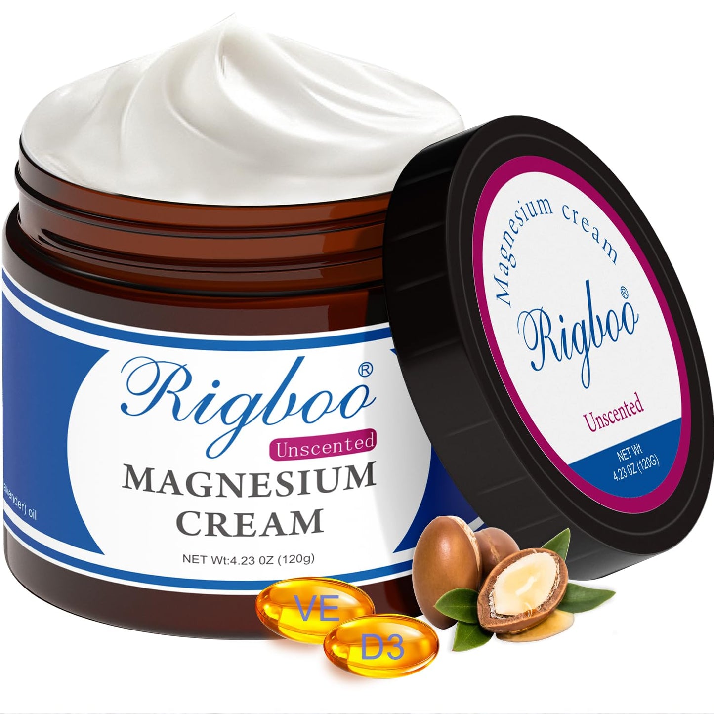 RIGBOO Magnesium Lotion — Sleep & Muscle Relief, Non-Greasy