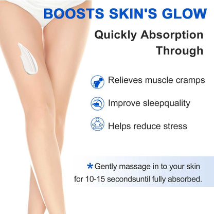 RIGBOO Magnesium Lotion — Sleep & Muscle Relief, Non-Greasy