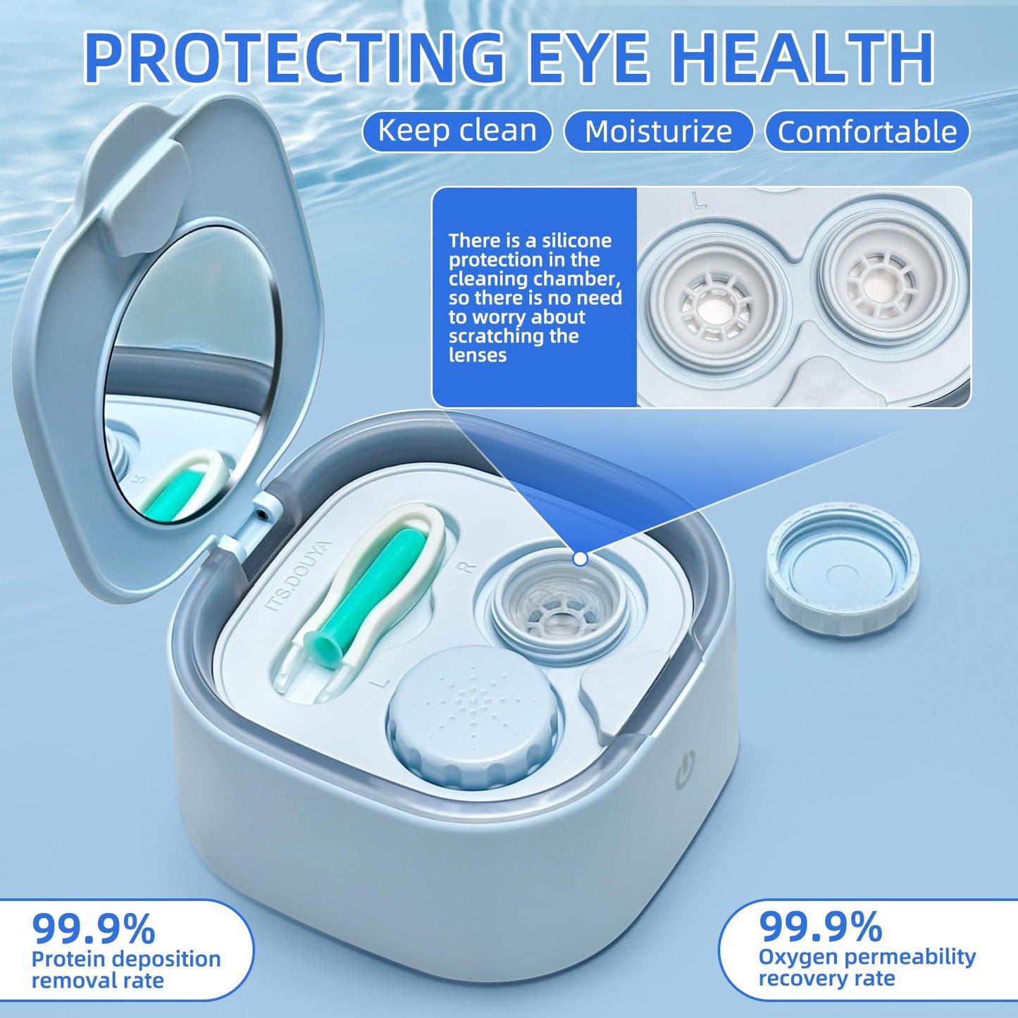 Rigid Keratoplasty Scleral Ultrasonic Cleaner for OK & RGP Lenses