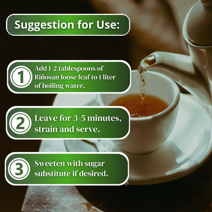 Hanan Riñosan Herbal Blend – Kidney Cleanse Tea 1.8 oz (50 g) with Chanca Piedra, Horsetail & Cat's Claw