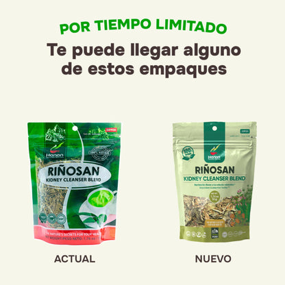 Hanan Riñosan Herbal Blend – Kidney Cleanse Tea 1.8 oz (50 g) with Chanca Piedra, Horsetail & Cat's Claw