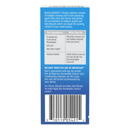 Boston Advance Cleaner 1oz – RGP Lens Cleaning Solution | Bausch + Lomb