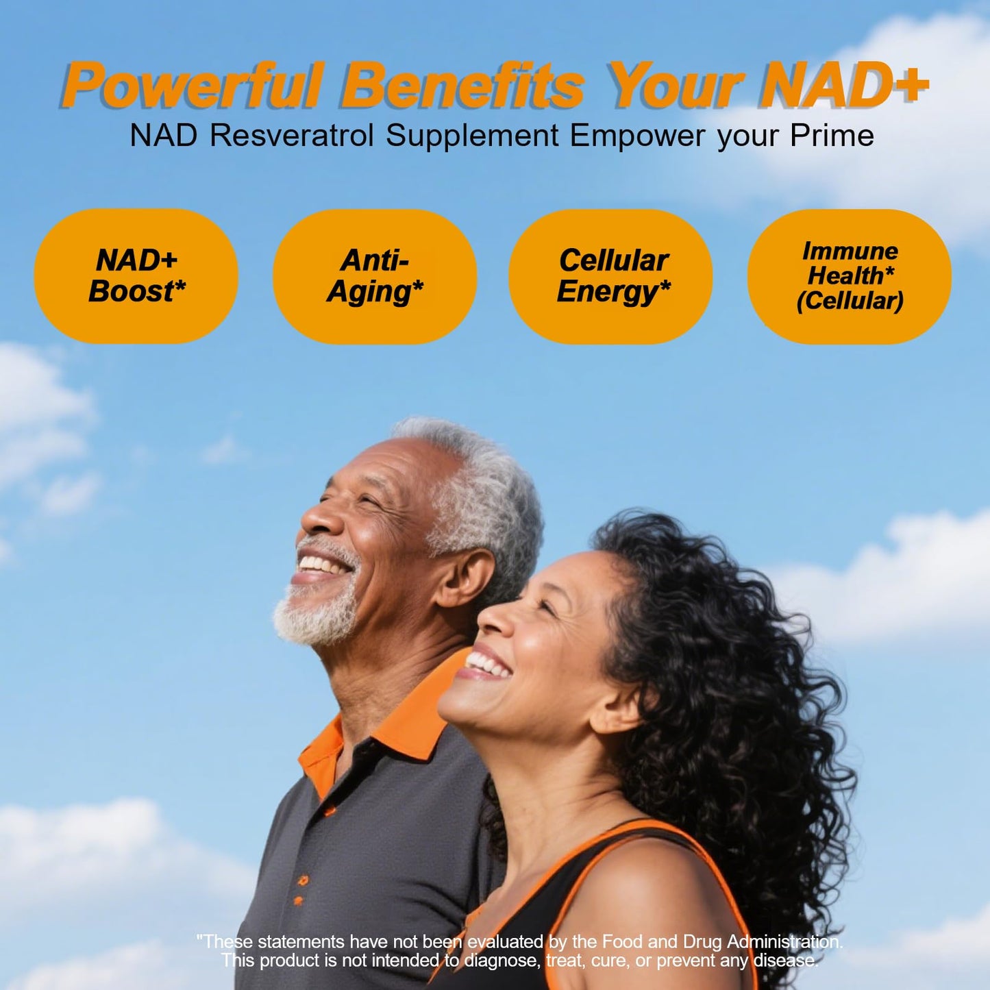 RiRywony Health NAD Supplement – NAD+ with NR & Resveratrol (900mg) – 2 Pack