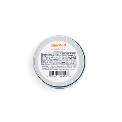 RiseWell a-HA Mint - Xylitol Mints for Dry Mouth | Hydroxyapatite, Sugar Free, 30 Count