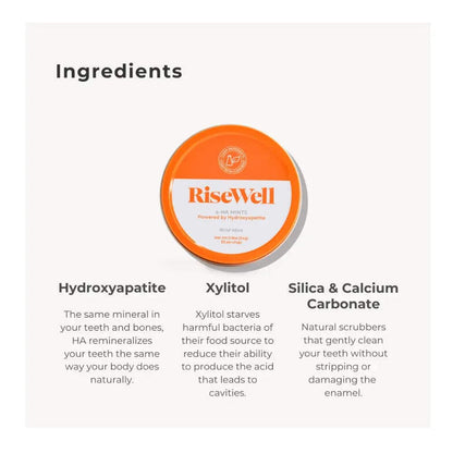 RiseWell a-HA Mint - Xylitol Mints for Dry Mouth | Hydroxyapatite, Sugar Free, 30 Count