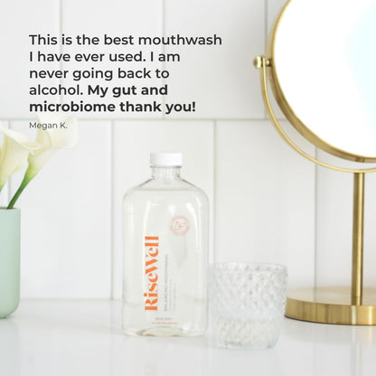 RiseWell Balancing Mouthwash – pH Balanced, Alcohol-Free Dry Mouth Rinse