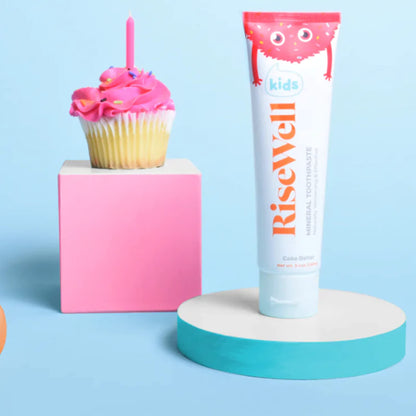 Risewell Kids Cake Batter Hydroxyapatite Toothpaste – Fluoride-Free