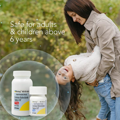 Rising Pharma Cetirizine HCL 10 mg Tablets – 100 Count | All-Day Allergy Relief