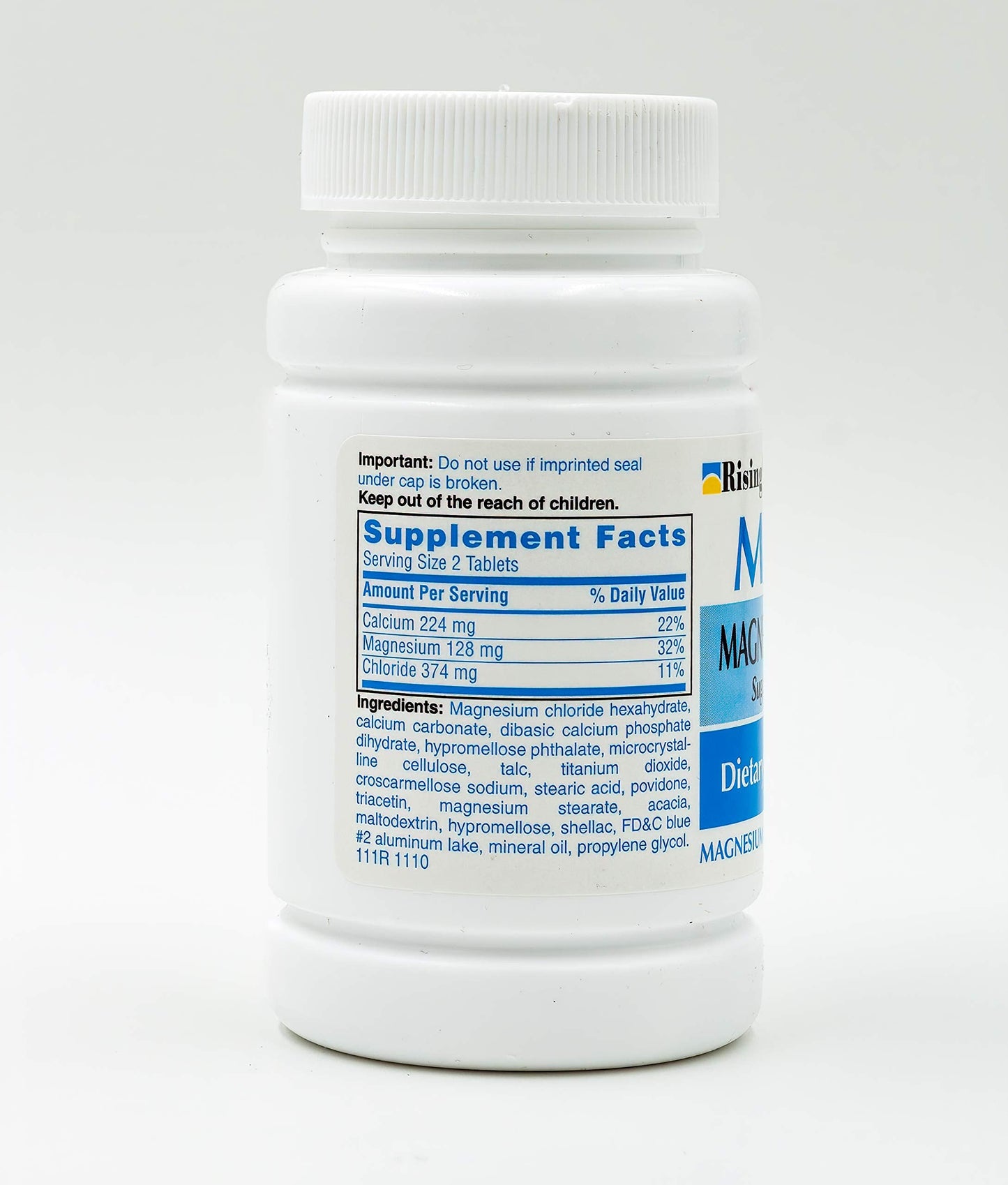 Rising Pharma Mag64 Magnesium Chloride with Calcium Tablets - 60 Counts