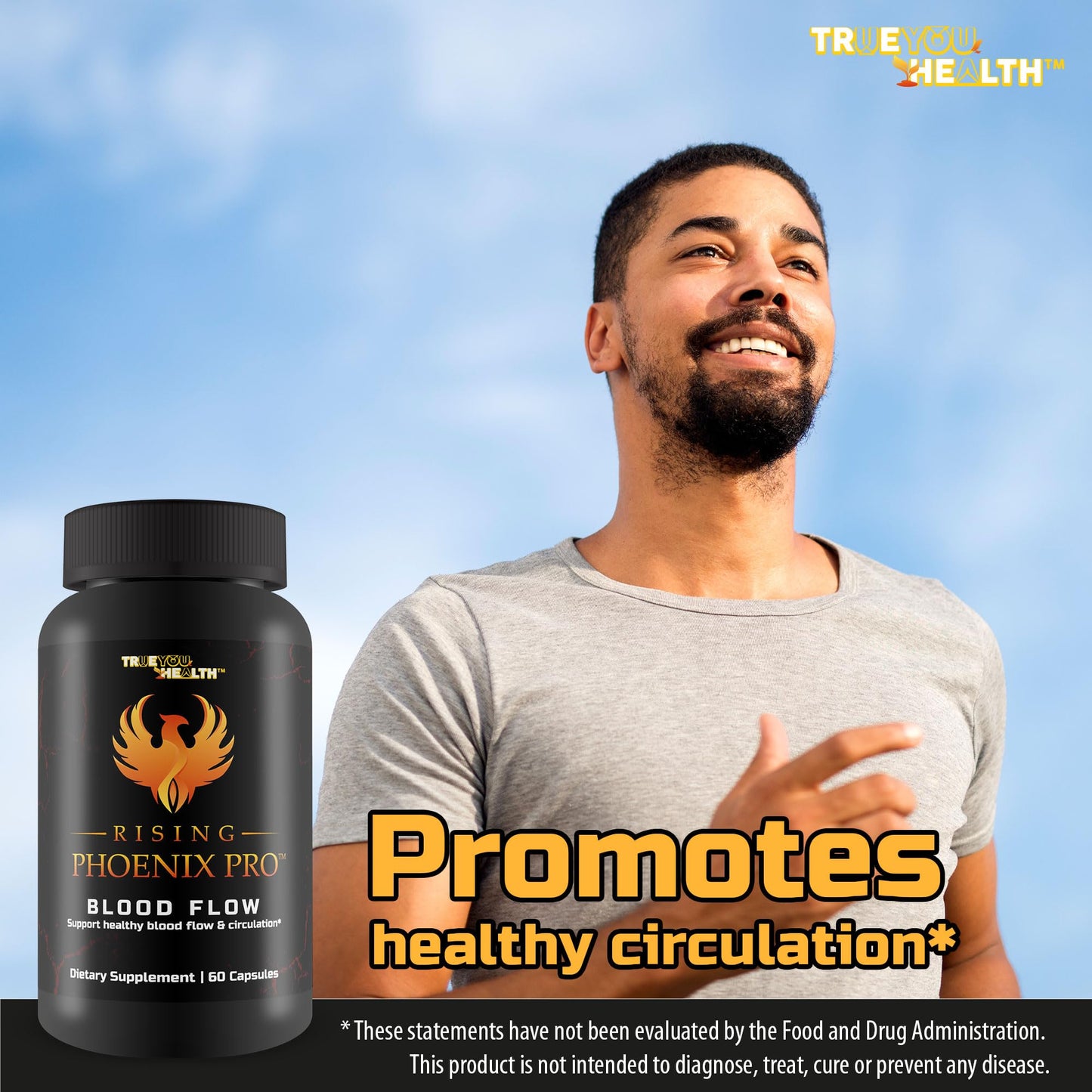 Rising Phoenix Pro – L-Arginine Blood Flow Supplement for Men | Best Circulation Support