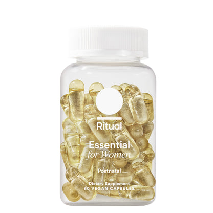 Ritual Essential for Women Postnatal Multivitamin – Omega-3 DHA & Lactation Support, 30‑Day