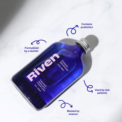 Riven Probiotic Mouthwash – pH-Balancing, Fluoride-Free