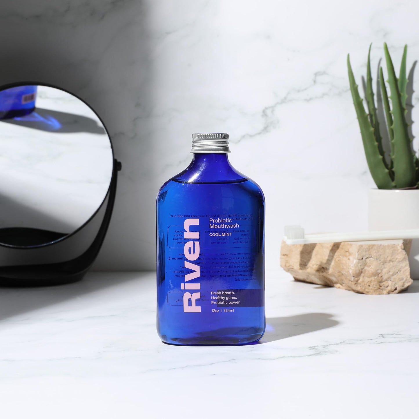 Riven Probiotic Mouthwash – pH-Balancing, Fluoride-Free