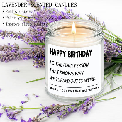 RIZOOCE Lavender Candles – Birthday Gifts for Women, Bestie & Sister Gift Ideas